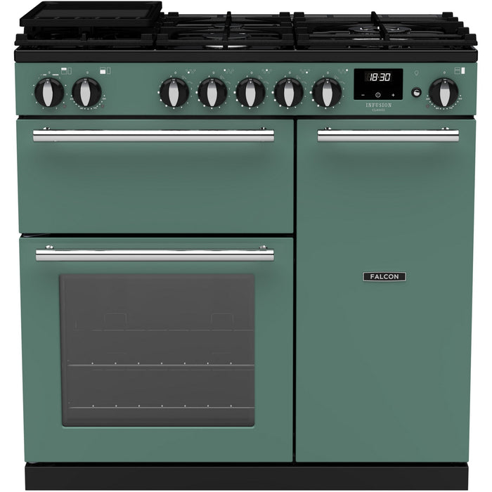 Piano de cuisson gaz FALCON INFUSION NGC TAB GAZ 90 CM VERT MINERAL