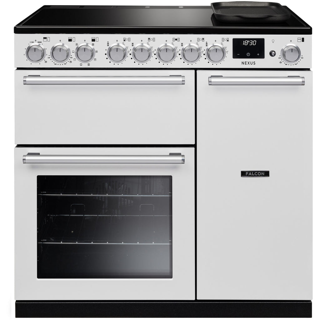 Piano de cuisson induction FALCON NEXUS NGC TAB IND 90 CM BLANC CHROME