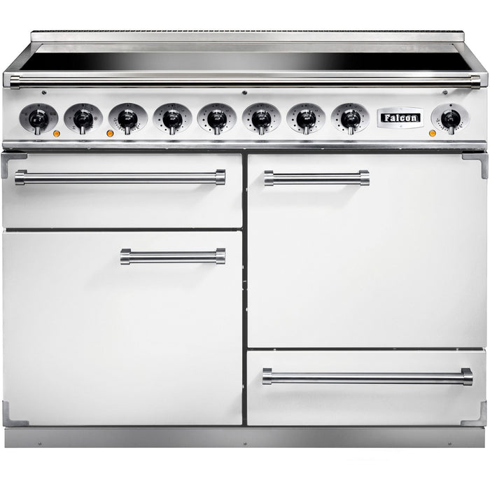 Piano de cuisson induction FALCON Semi Pro DELUXE 110 BLANC NICKEL BROSSÉ