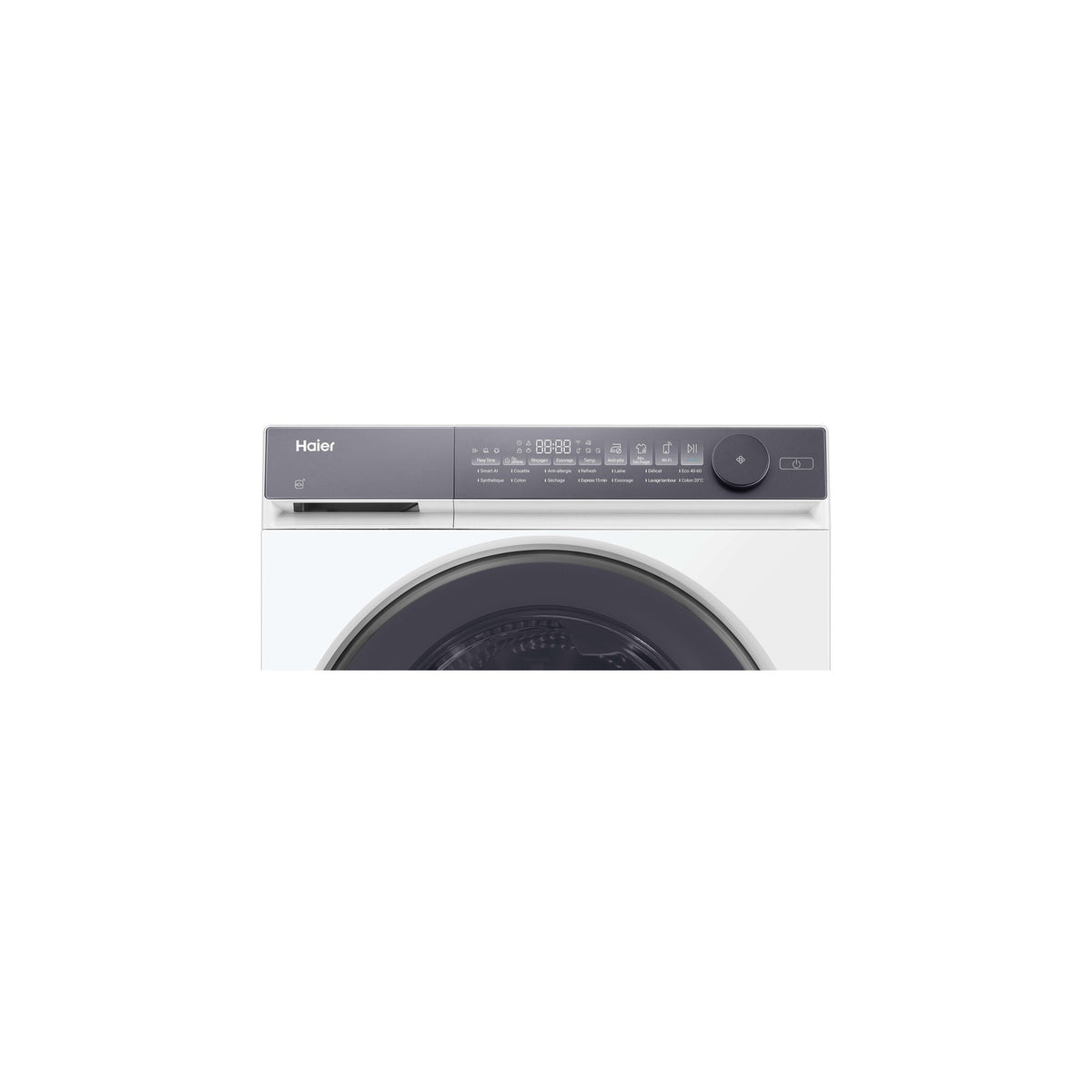 Lave linge séchant hublot HAIER HWD80BP14367TUFR - 8/5 kg - 1400 tr/min - Classe D - Moteur Inverter - Connecté