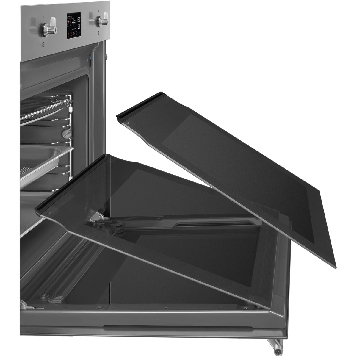 Four encastrable SMEG SO6302S3PX - Combiné vapeur - Chaleur tournante - Hydrolyse