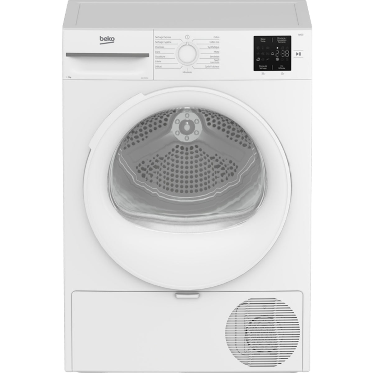 Sèche linge pompe à chaleur BEKO D3H17D91W