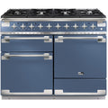 Piano de cuisson gaz FALCON ELISE 110 ROCHE BLEUE NICKEL BROSSÉ