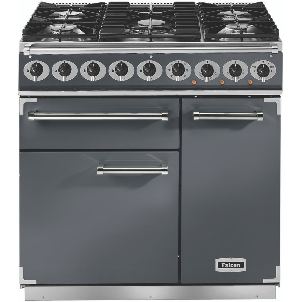 Piano de cuisson gaz FALCON Semi Pro DELUXE 90 ARDOISE NICKEL