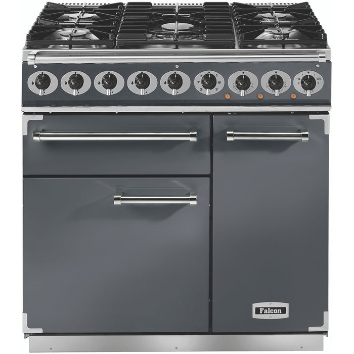 Piano de cuisson gaz FALCON Semi Pro DELUXE 90 ARDOISE NICKEL