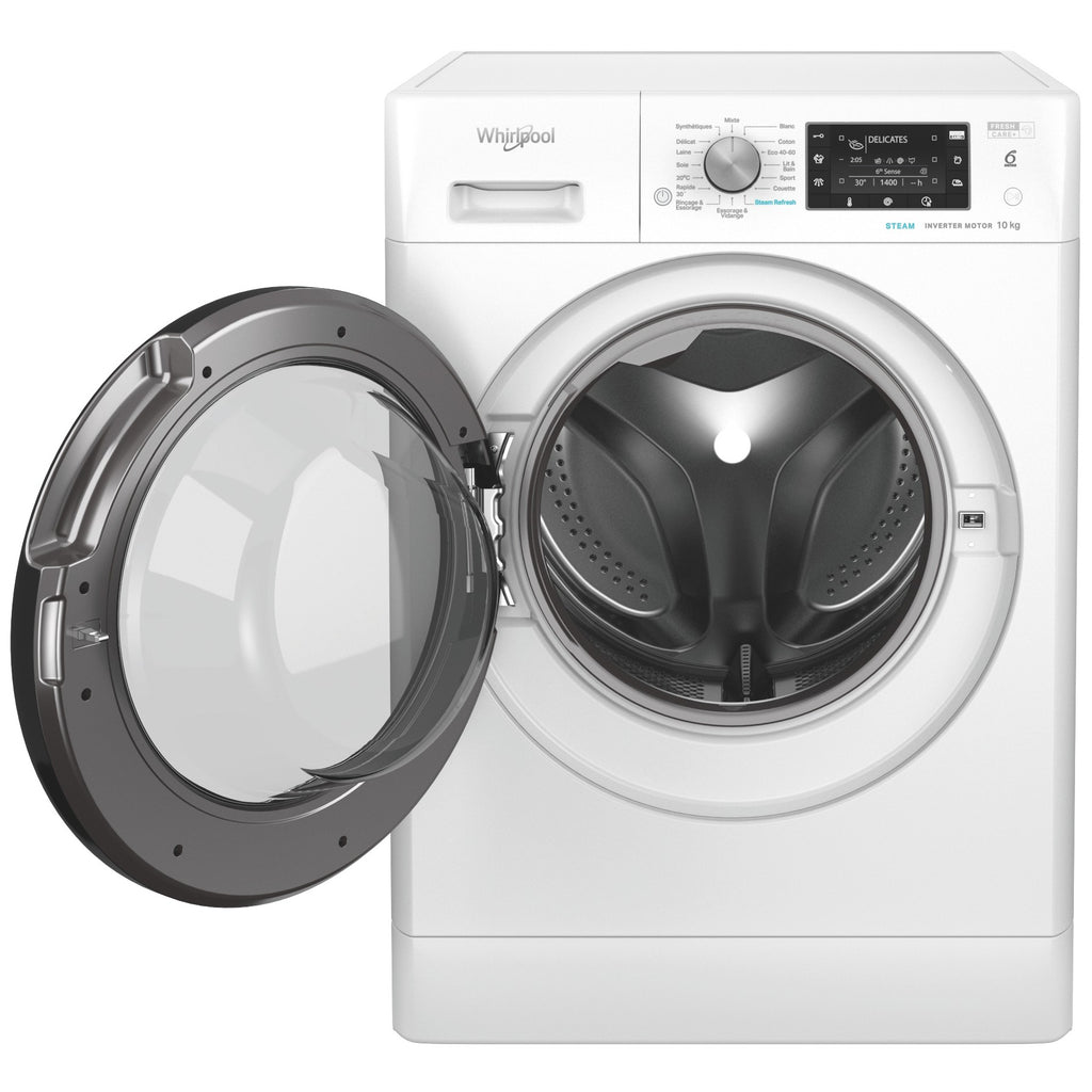 Lave linge hublot WHIRLPOOL FFDB10489BVFR - 10 kg - 1400 tr/min - Classe A - Moteur induction