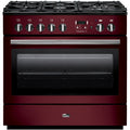 Piano de cuisson gaz FALCON PROF+90FX MIXT ROUGE AIRELLE