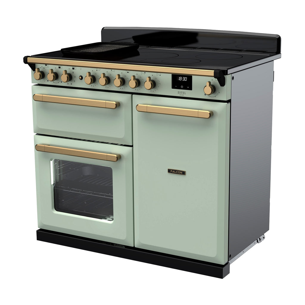 Piano de cuisson induction FALCON ESTEL DELUXE TAB IND 100 CM VERT PASTEL