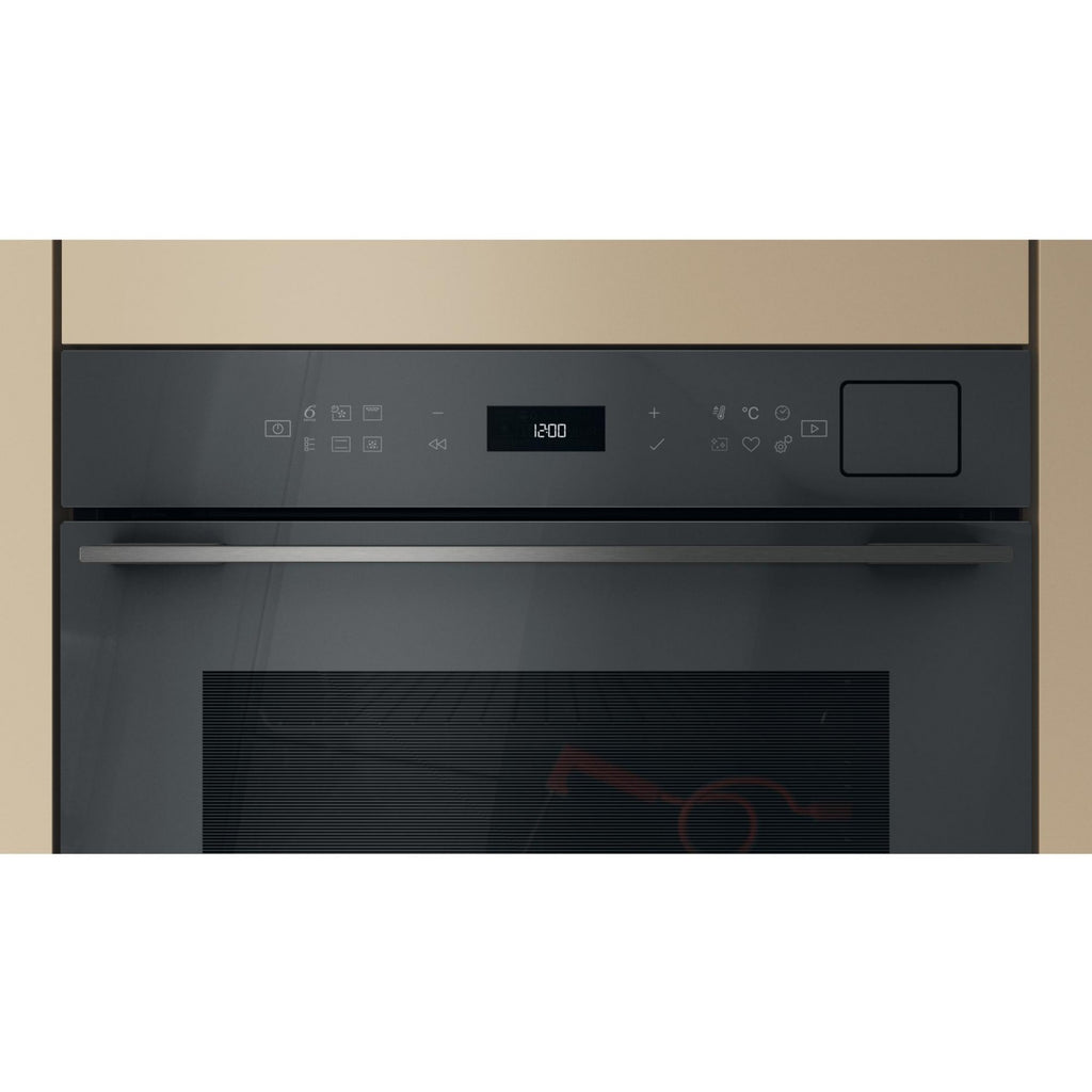 Four encastrable fonction vapeur WHIRLPOOL WOI7A8FPT1SSGAF - Pyrolyse - Chaleur tournante - Combiné vapeur - Porte froide