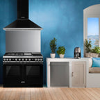 Piano de cuisson mixte SMEG CPF120IGMPBL