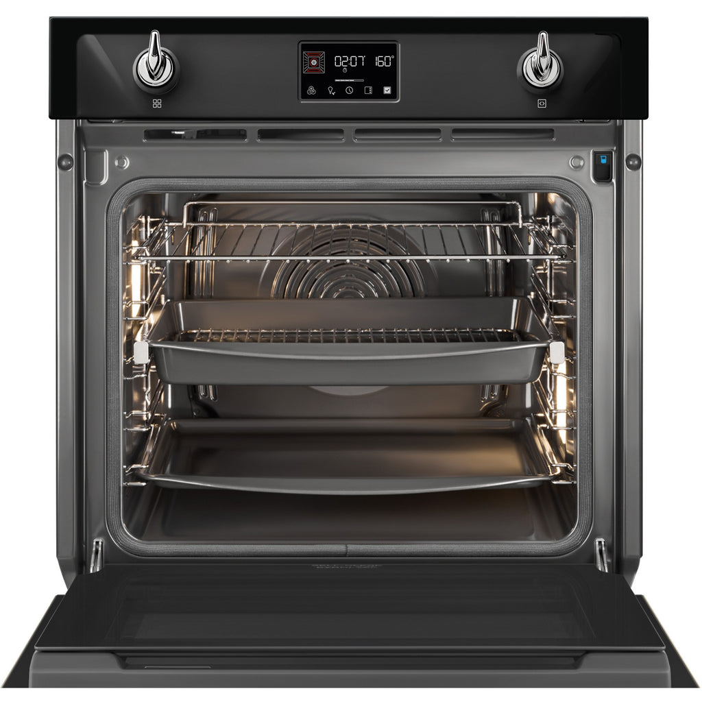 Four encastrable SMEG SOP6902S2PN - Pyrolyse - Chaleur tournante - Combiné vapeur - Porte froide