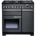 Piano de cuisson gaz FALCON Pro DELUXE 90 CM Gris Ardoise /Chrome