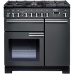 Piano de cuisson gaz FALCON Pro DELUXE 90 CM Gris Ardoise /Chrome