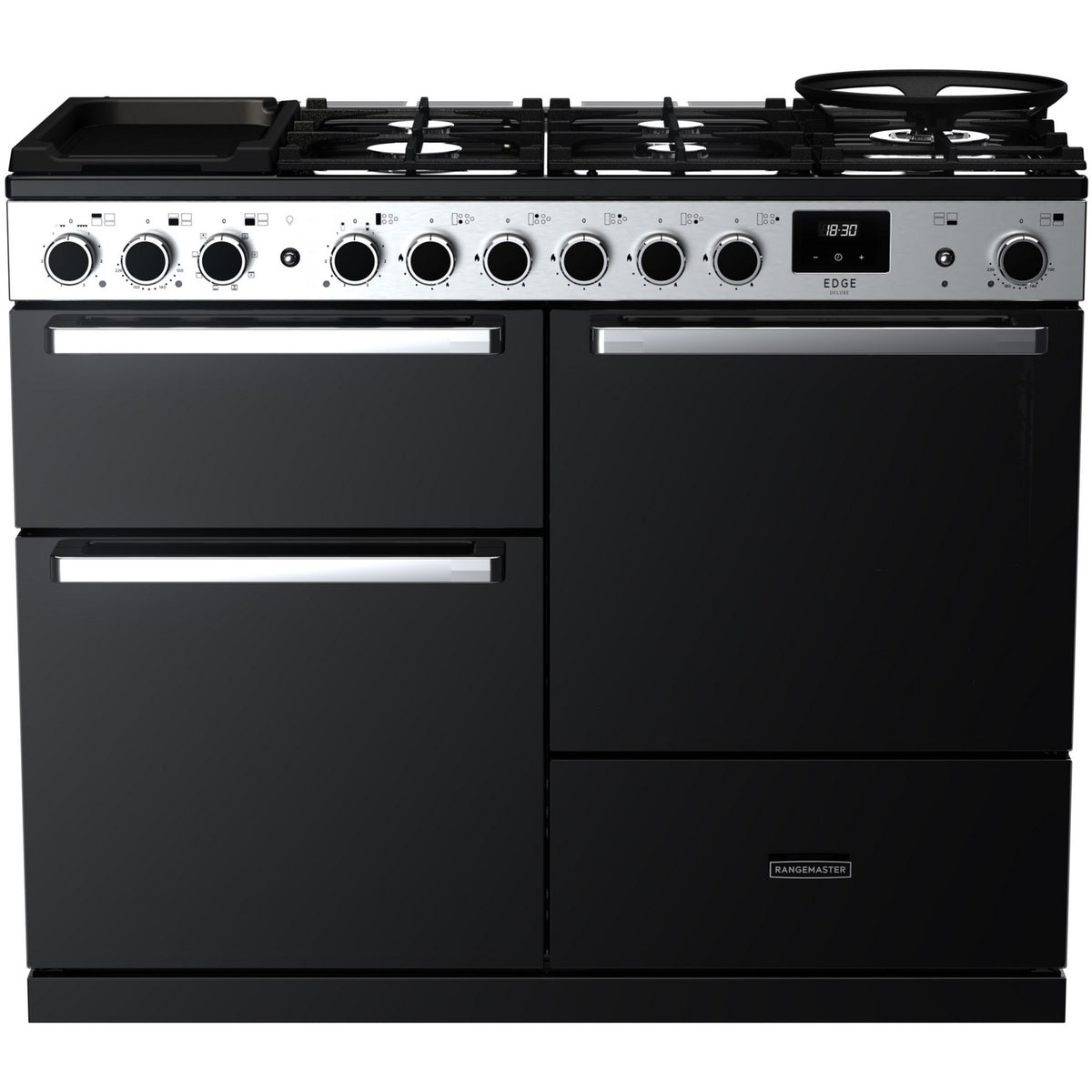 Piano de cuisson gaz FALCON EDGE DELUXE OC TAB MIX 110 CM VERRE NOIR
