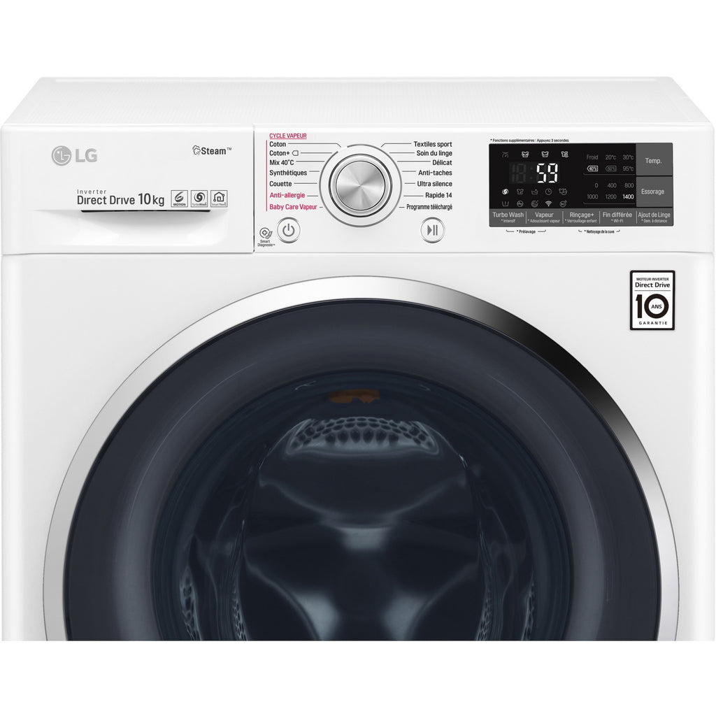 Lave linge hublot LG F14J82WHST Reconditionné