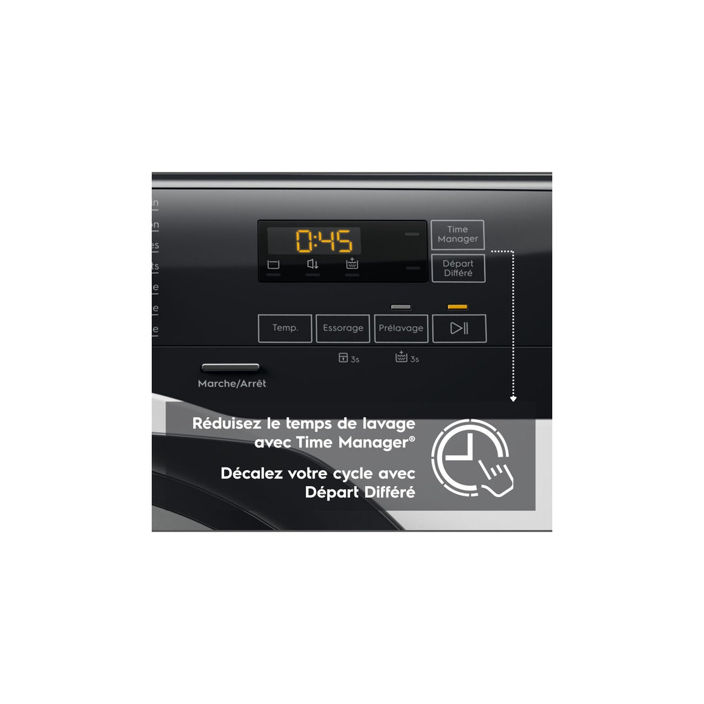 Lave linge hublot ELECTROLUX EW6EE1041AB - 10,5 kg - 1400 tr/min - Classe A - Moteur induction