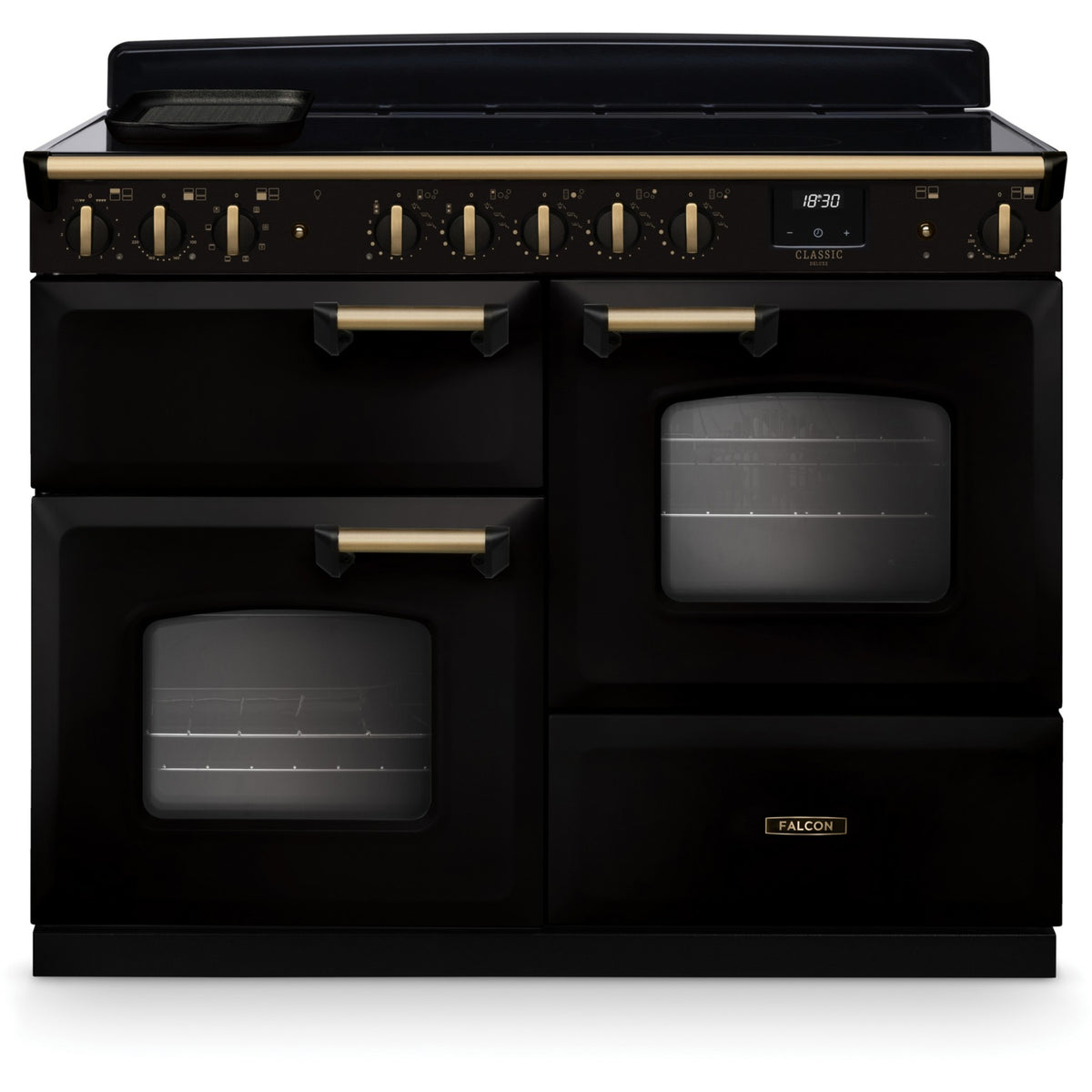 Piano de cuisson induction FALCON NGC TAB IND 110 CM NOIR LAITON ANTIQUE
