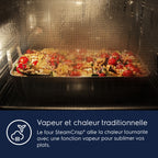 Four encastrable ELECTROLUX EOC9P3XH - Pyrolyse - Chaleur tournante pulsée - Écran tactile - Rails télescopiques - SteamCrisp