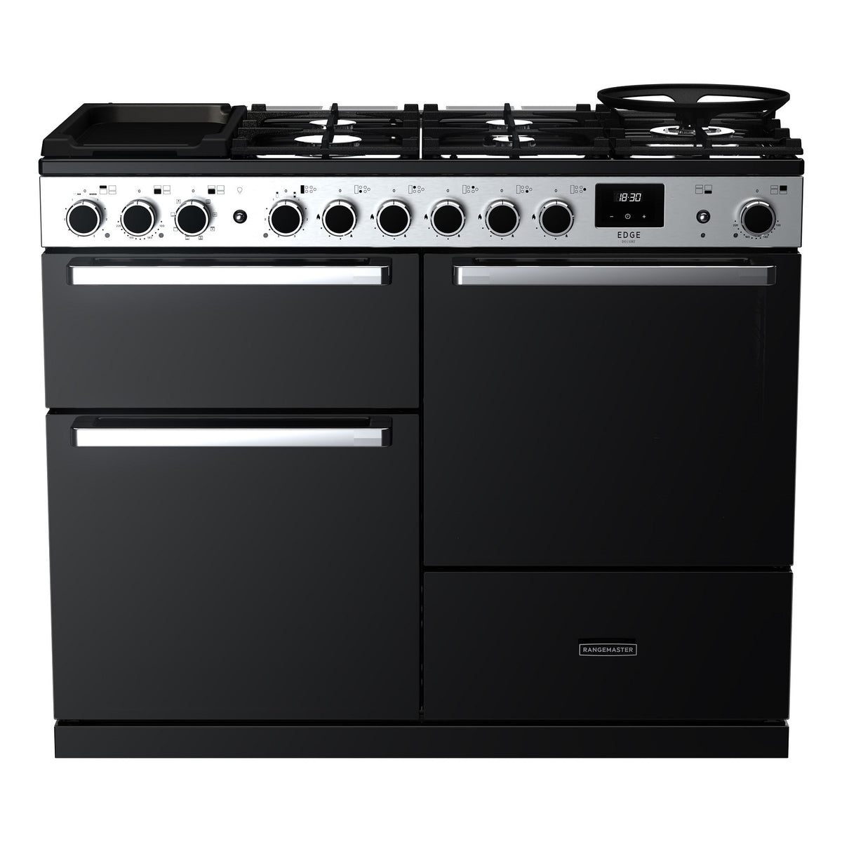 Piano de cuisson gaz FALCON EDGE DELUXE OC TAB MIX 110 CM VERRE NOIR