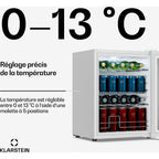 Mini réfrigérateur KLARSTEIN Beersafe porte miroir 64x48cm 60L Blanc