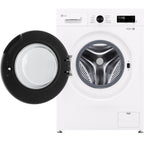 Lave linge hublot LG F94B16WHS - 9 kg - 1400 tr/min - Classe A - Moteur induction entraînement direct - Connecté
