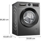 Lave linge hublot BOSCH WGG244FRFR - 9 kg - 1351 tr/min - Classe A - Moteur induction - Autodosage - Noir - SERENITY