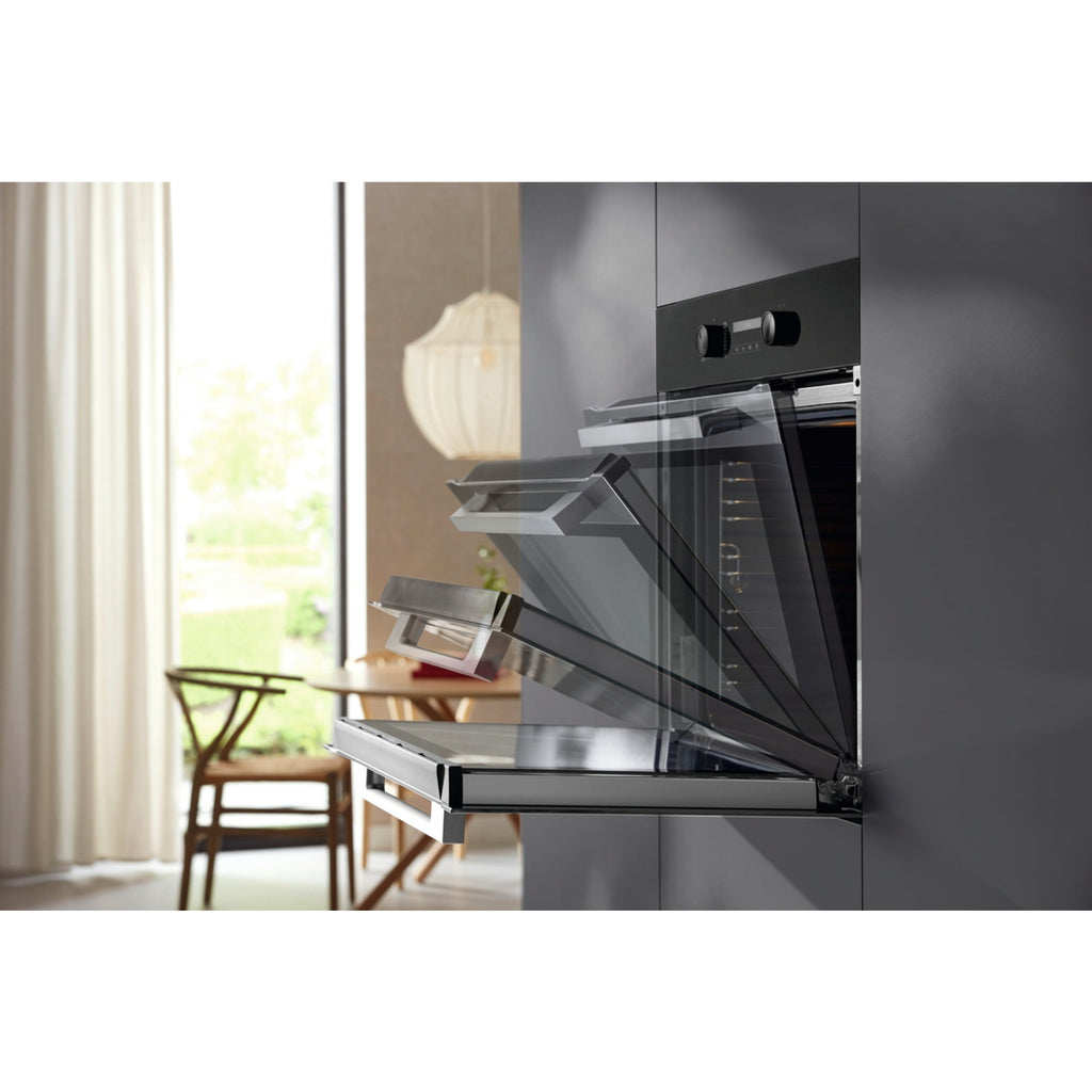 Four encastrable MIELE H 2861 BP IN - Pyrolyse - Chaleur pulsée - Porte froide - Rails télescopiques