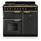 Piano de cuisson gaz FALCON NGC TAB GAZ 100 CM ARDOISE LAITON ANTIQU