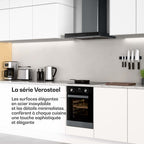 Four encastrable KLARSTEIN Verosteel encastrable 45cm 49L 2000W