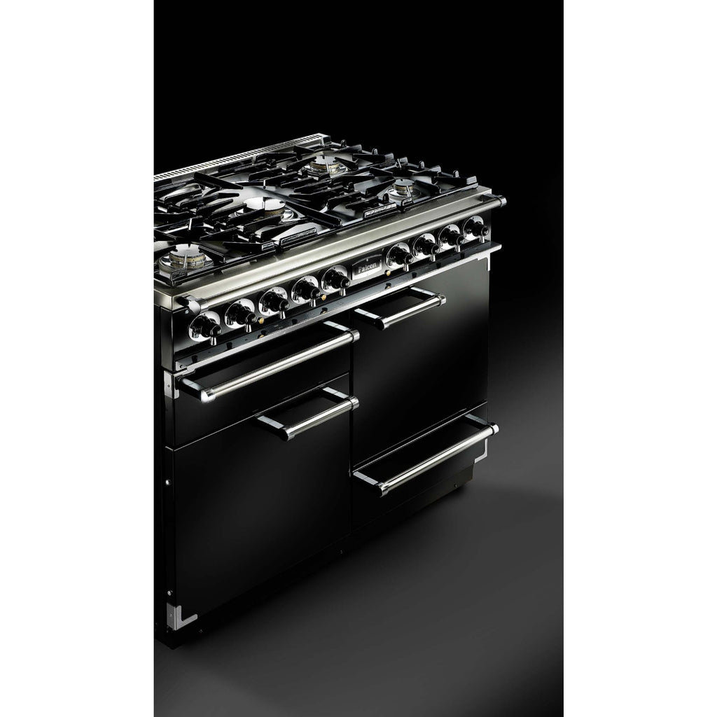 Piano de cuisson gaz FALCON PKR110 NOIR CHROM/BRILLANTES