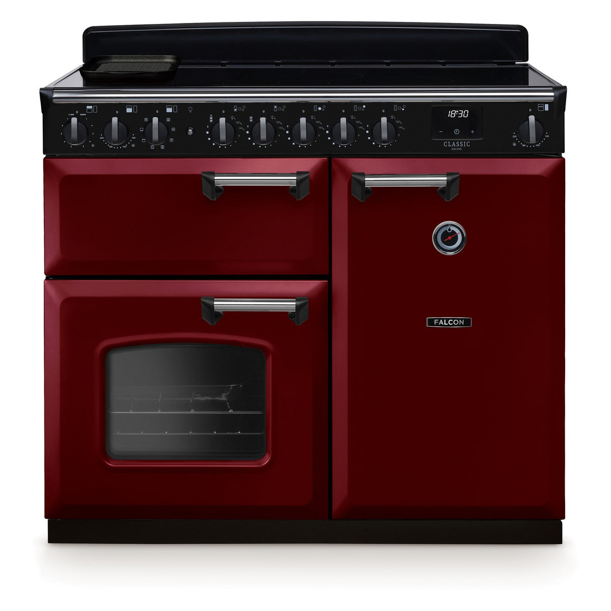 Piano de cuisson induction FALCON NGC TAB IND 100 CM BORDEAUX CHROME