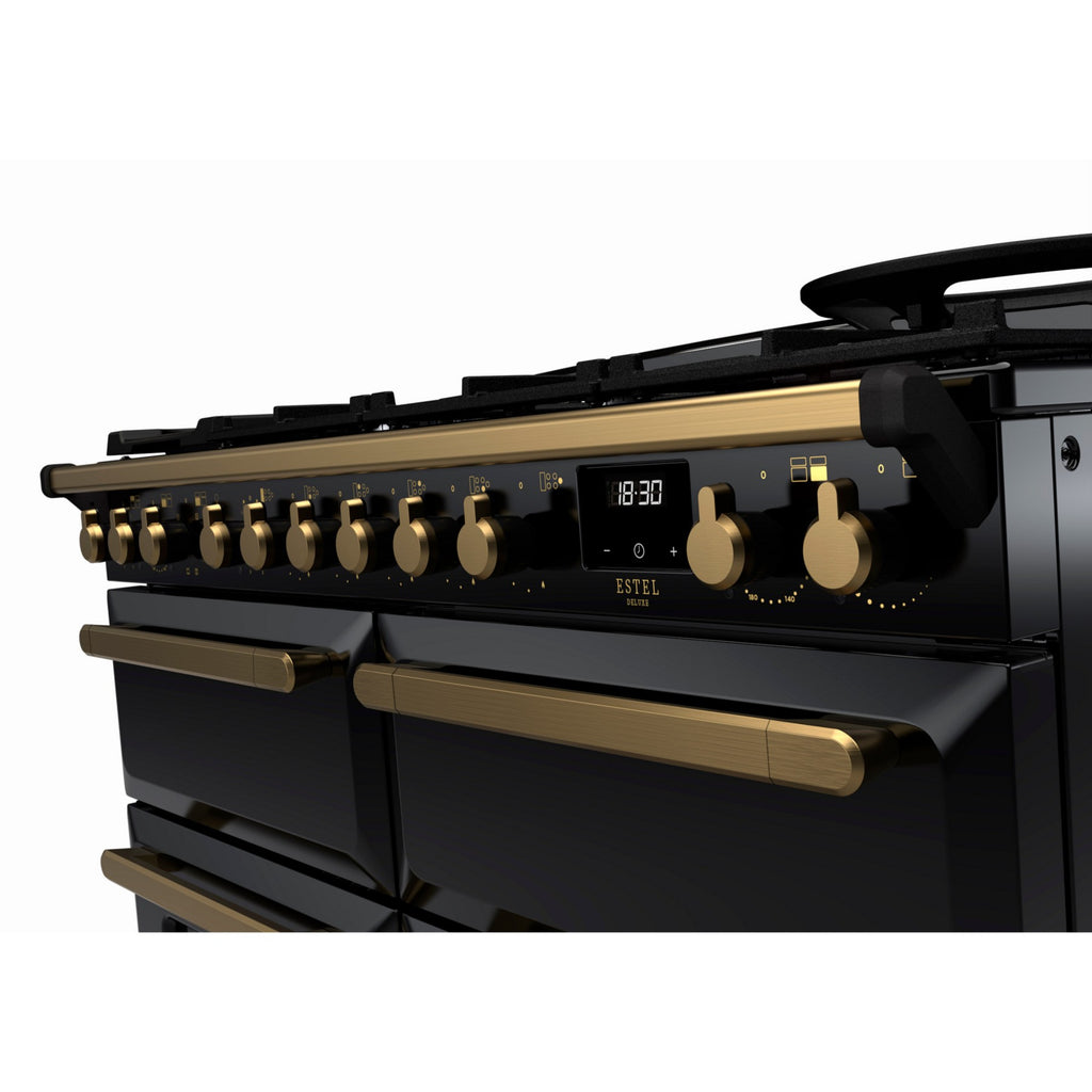 Piano de cuisson mixte FALCON ESTEL DELUXE BC TAB MIX 110 CM NOIR BRIL