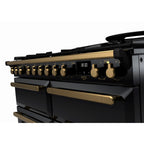Piano de cuisson mixte FALCON ESTEL DELUXE BC TAB MIX 110 CM NOIR BRIL