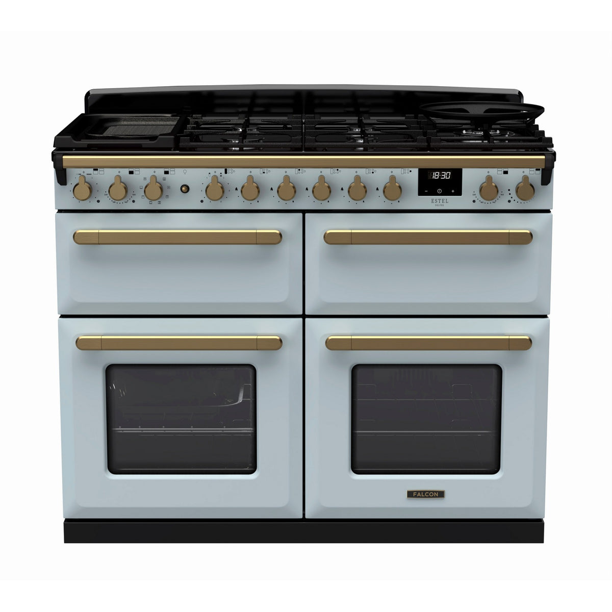 Piano de cuisson mixte FALCON ESTEL DELUXE BC TAB MIX 110 CM BLEU PAST