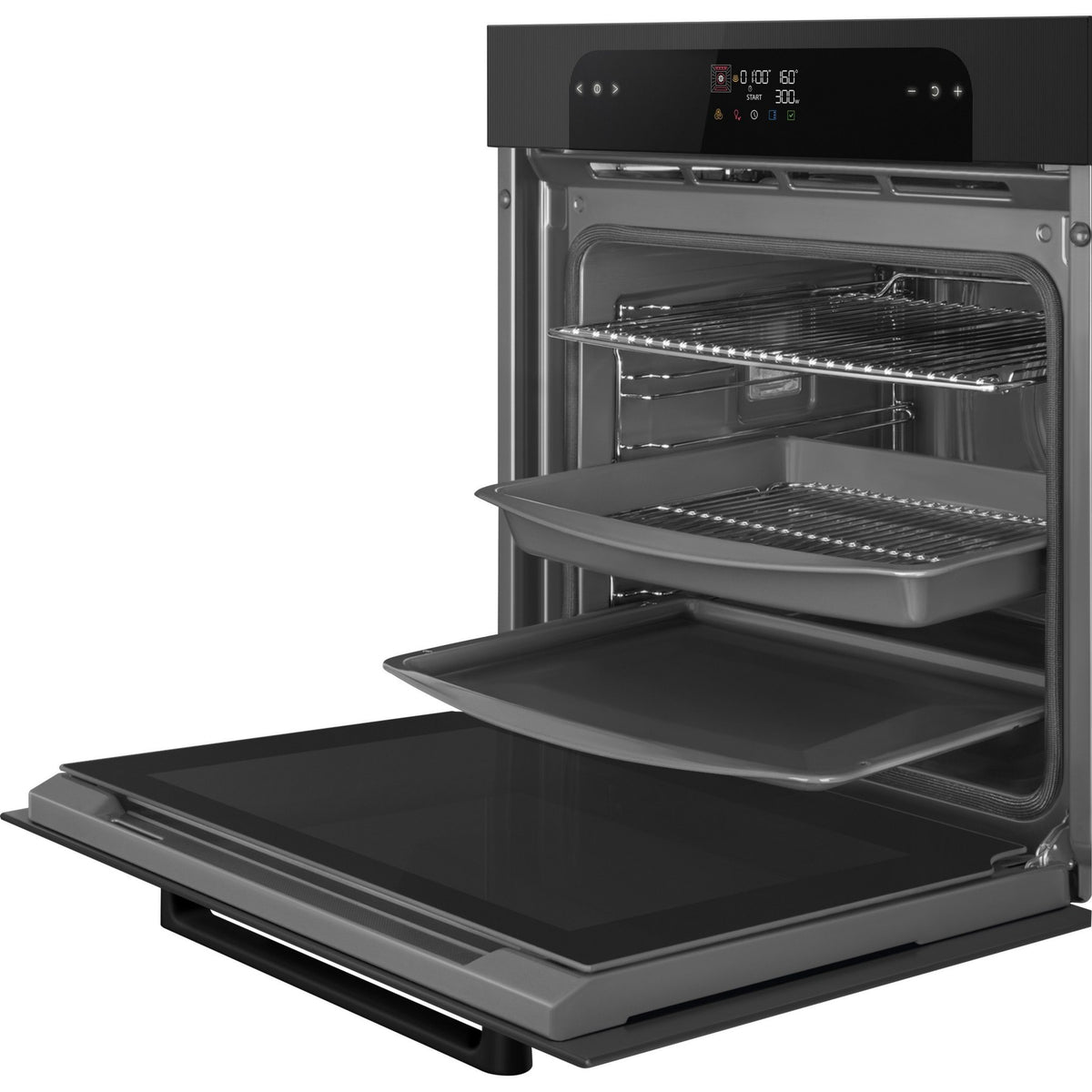 Four encastrable SMEG SOP6202TB - Pyrolyse - Chaleur tournante - Porte froide - Rails télescopiques