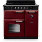 Piano de cuisson induction FALCON NGC TAB IND 90 CM BORDEAUX CHROME