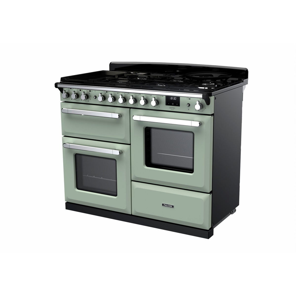 Piano de cuisson mixte FALCON ESTEL DELUXE OC TAB MIX 110 CM VERT PAST