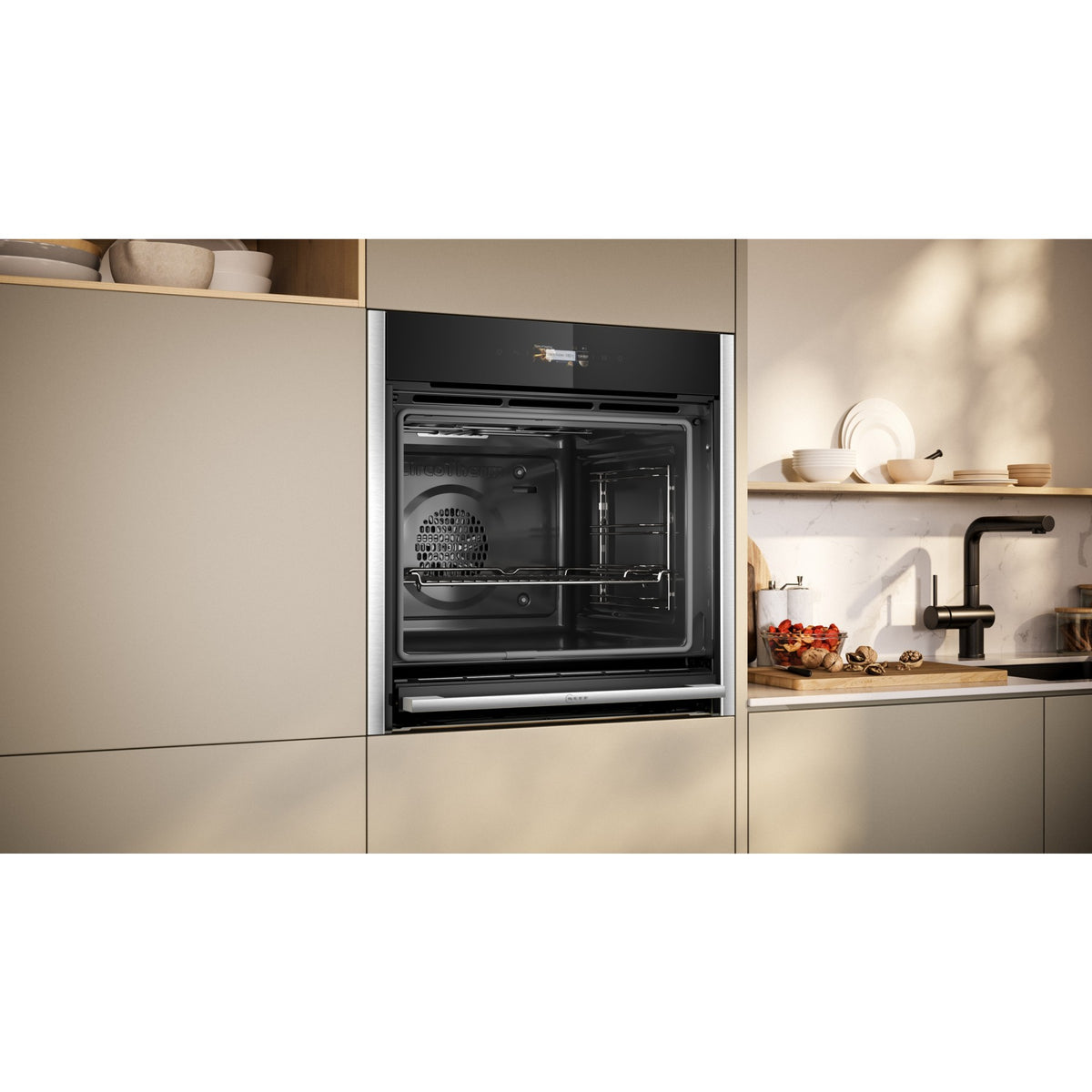Four encastrable NEFF B54CR71N3 - Pyrolyse - Hydrolyse - Chaleur pulsée - Porte froide