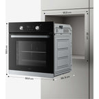 Four encastrable KLARSTEIN Verosteel 60 cm 67L CEE A 3220 W Noir