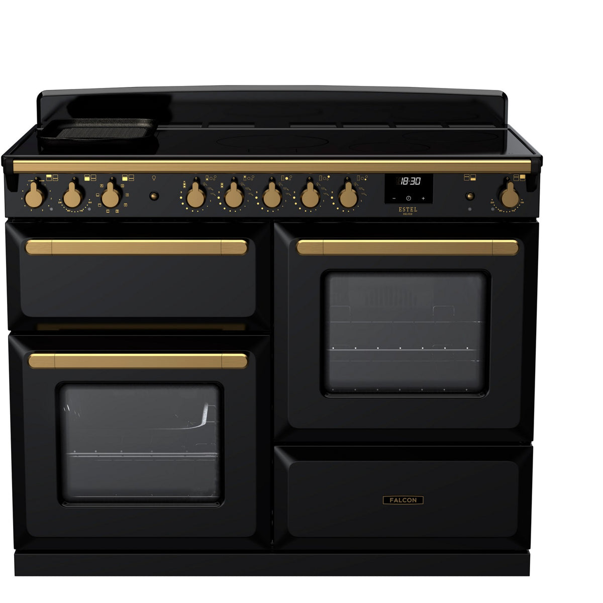 Piano de cuisson induction FALCON ESTEL DELUXE OCTAB IND 110 CM NOIR BRILL