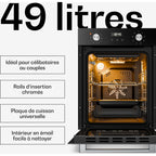 Four encastrable KLARSTEIN Verosteel encastrable 45cm 49L 2000W