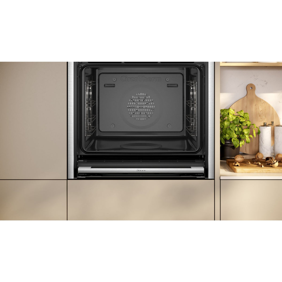 Four encastrable fonction vapeur NEFF B64FT33N0 - Vapeur - Porte froide - Écran tactile - N90 porte coulissante