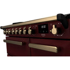 Piano de cuisson induction FALCON ESTEL DELUXE TAB IND 90 CM BORDEAUX LAIT