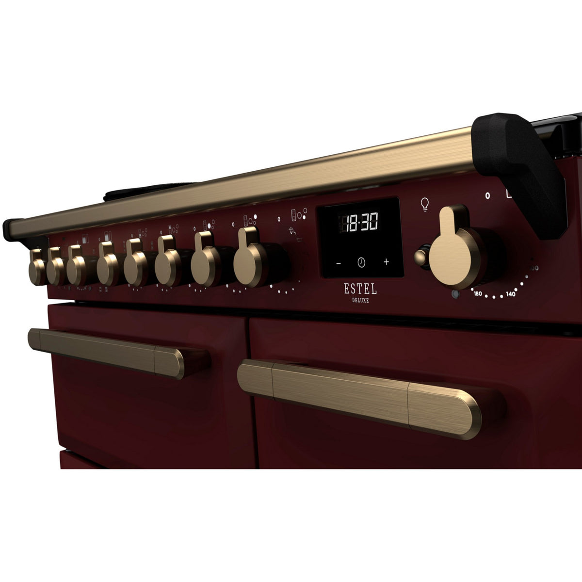 Piano de cuisson induction FALCON ESTEL DELUXE TAB IND 90 CM BORDEAUX LAIT