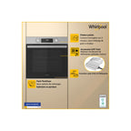 Four encastrable WHIRLPOOL OMR58RU0ZX - Hydrolyse - Pyrolyse - Chaleur pulsée - Ajout Vapeur - Grill Amovible Twist