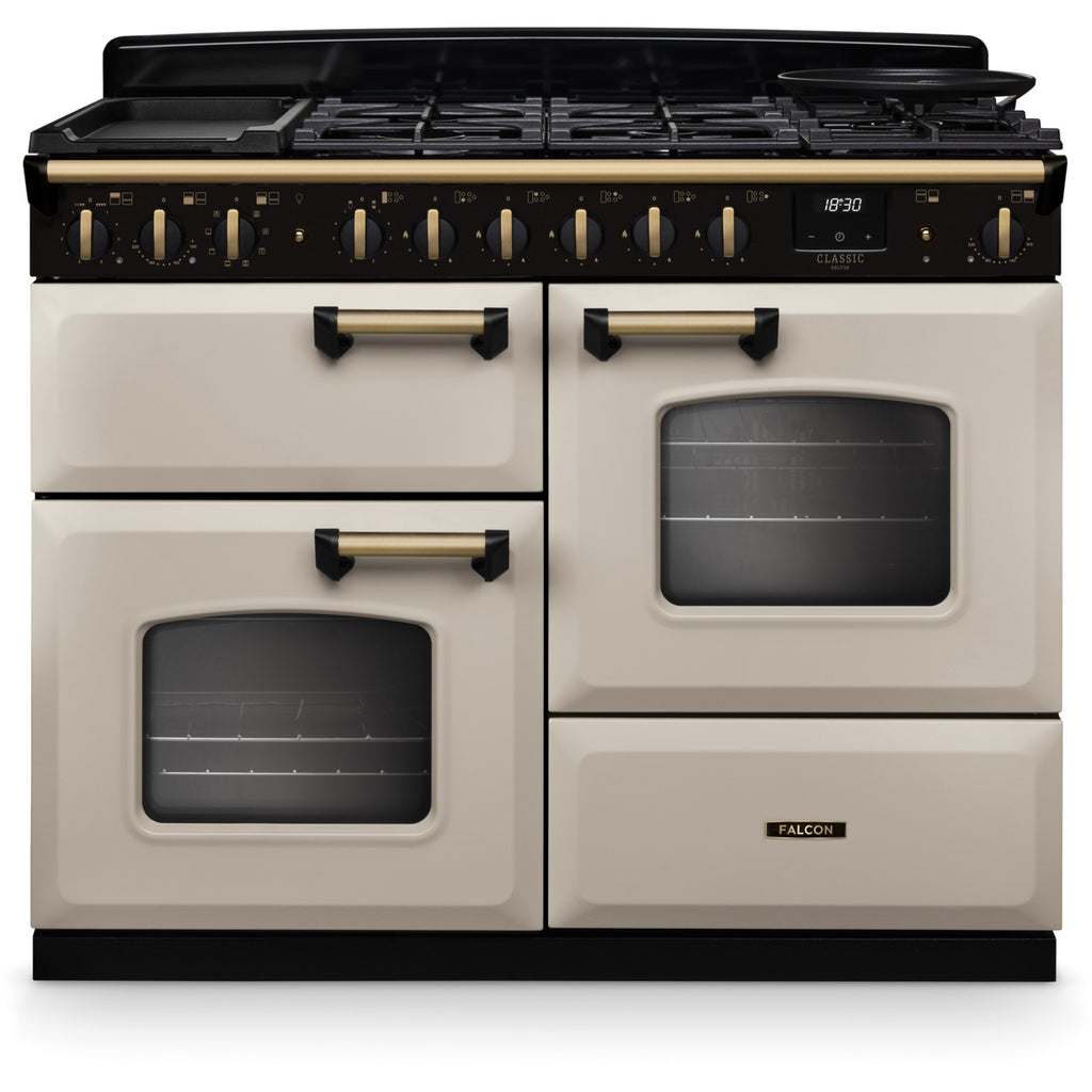 Piano de cuisson mixte FALCON NGC TAB MIX 110 CM CREME PASTEL LAITON A