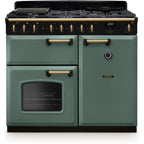 Piano de cuisson gaz FALCON NGC TAB GAZ 100 CM VERT MINERAL LAITON A