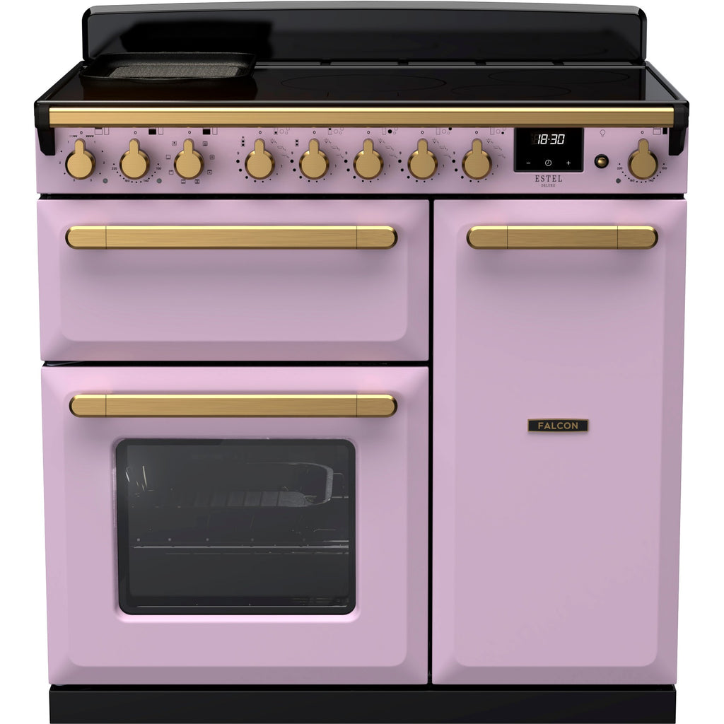 Piano de cuisson induction FALCON ESTEL DELUXE TAB IND 90 CM PARME LAITON
