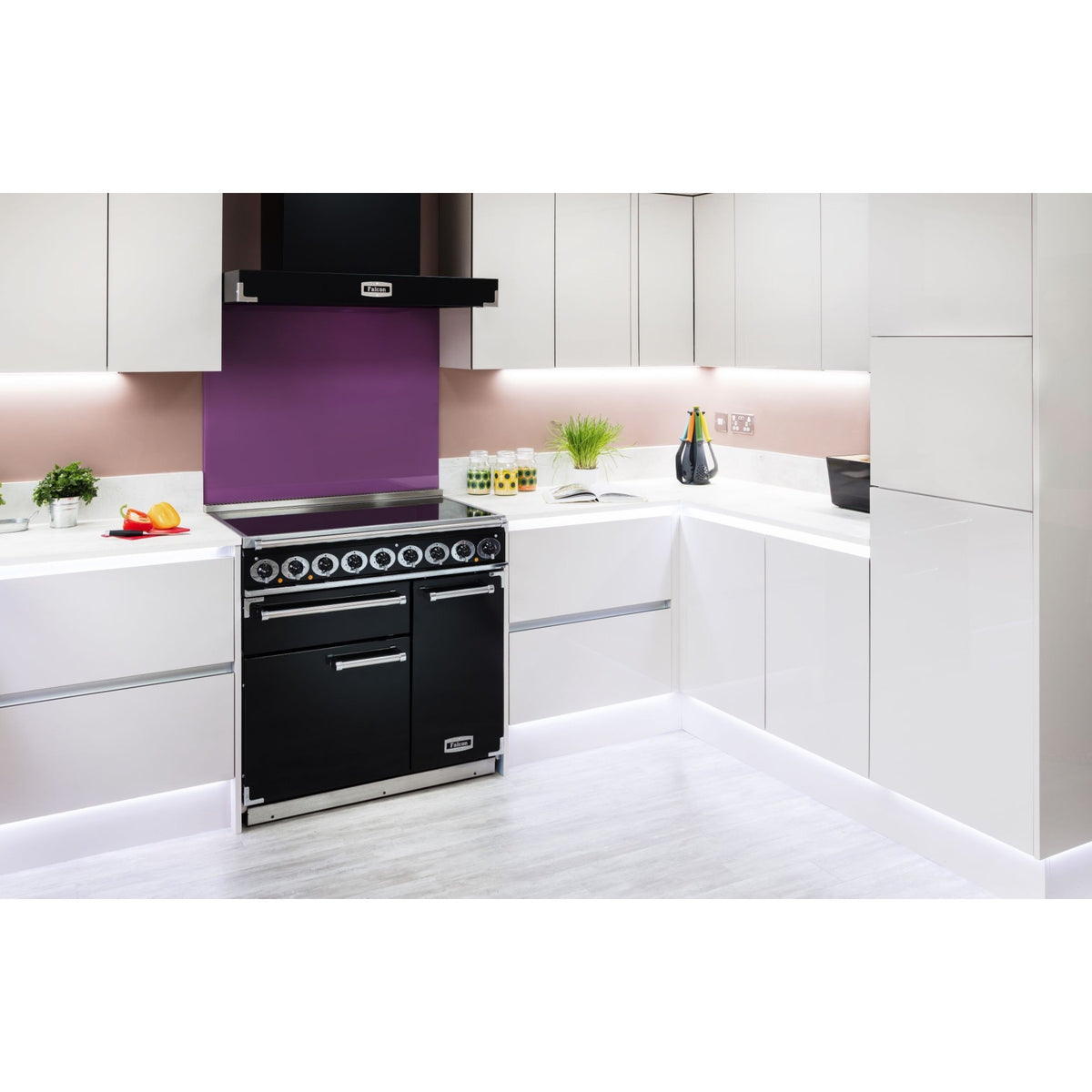 Piano de cuisson induction FALCON PKR 900 DELUXE INDUCTION NOIR CHROME