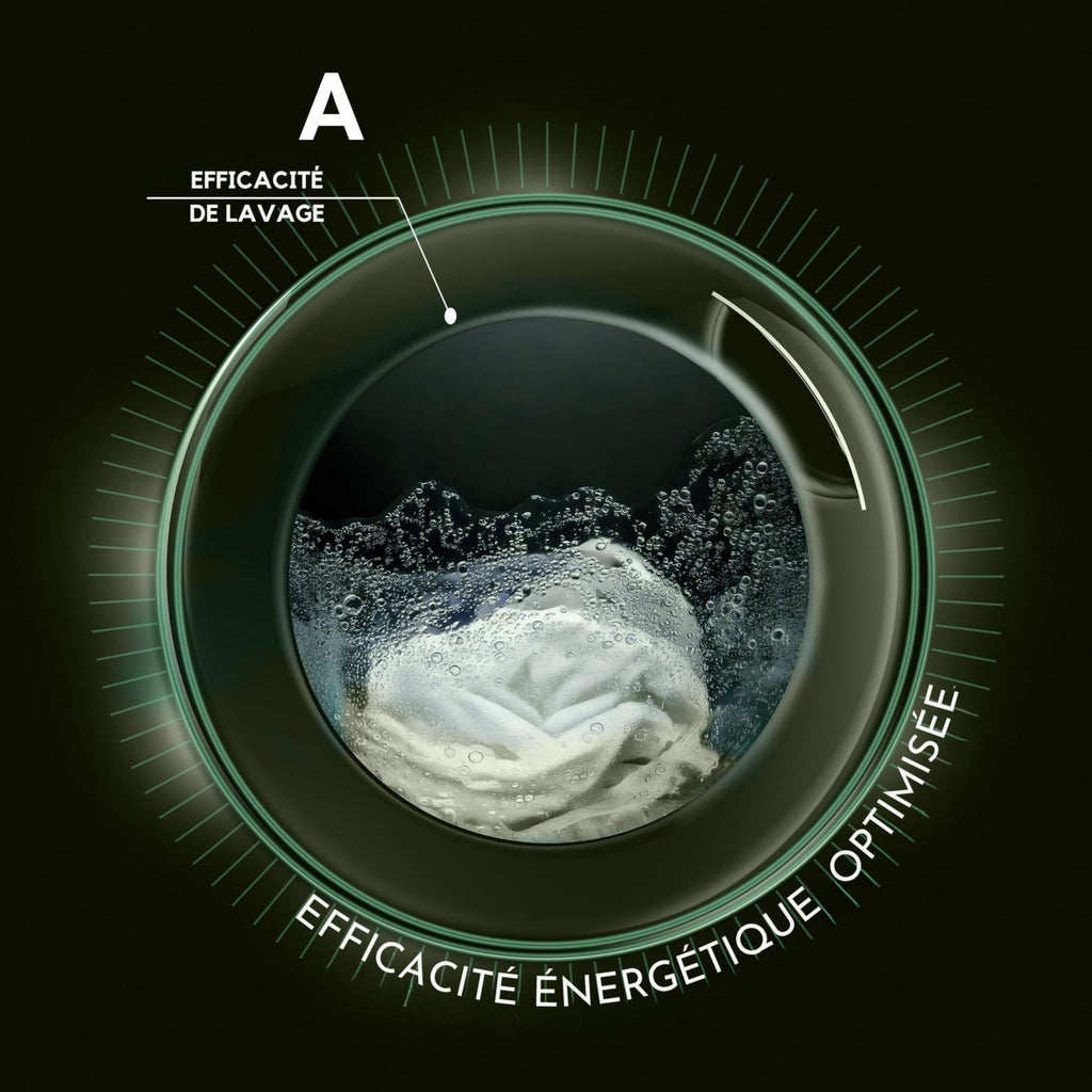 Lave linge compact HAIER HW50-BP12307U1-S - 5 kg - 1200 tr/min - Classe A - Moteur induction - Connecté